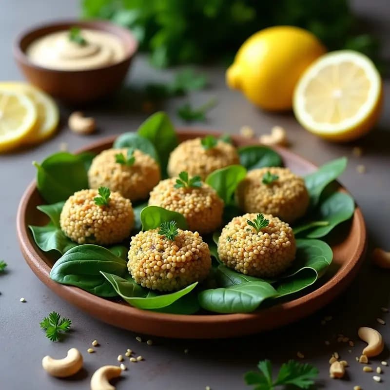 Kibbeh de Quinoa y Espinacas Crudivegano: Receta Líbano Sin Cocción y Alta en Proteína