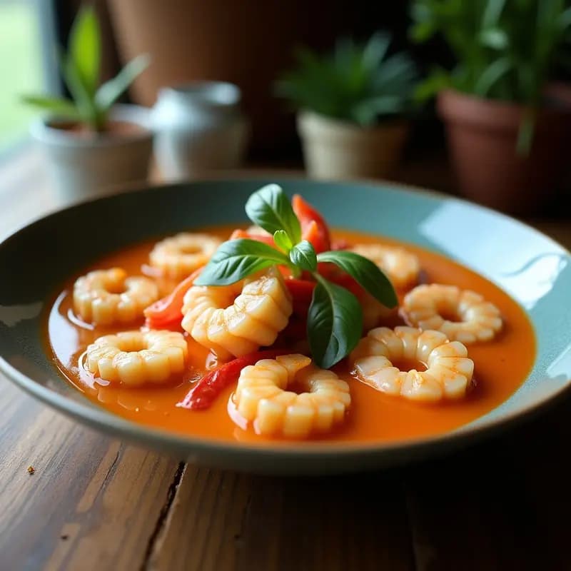Laska de Camarones y Leche de Coco: Receta Malasia Alta en Proteína y Sin Gluten