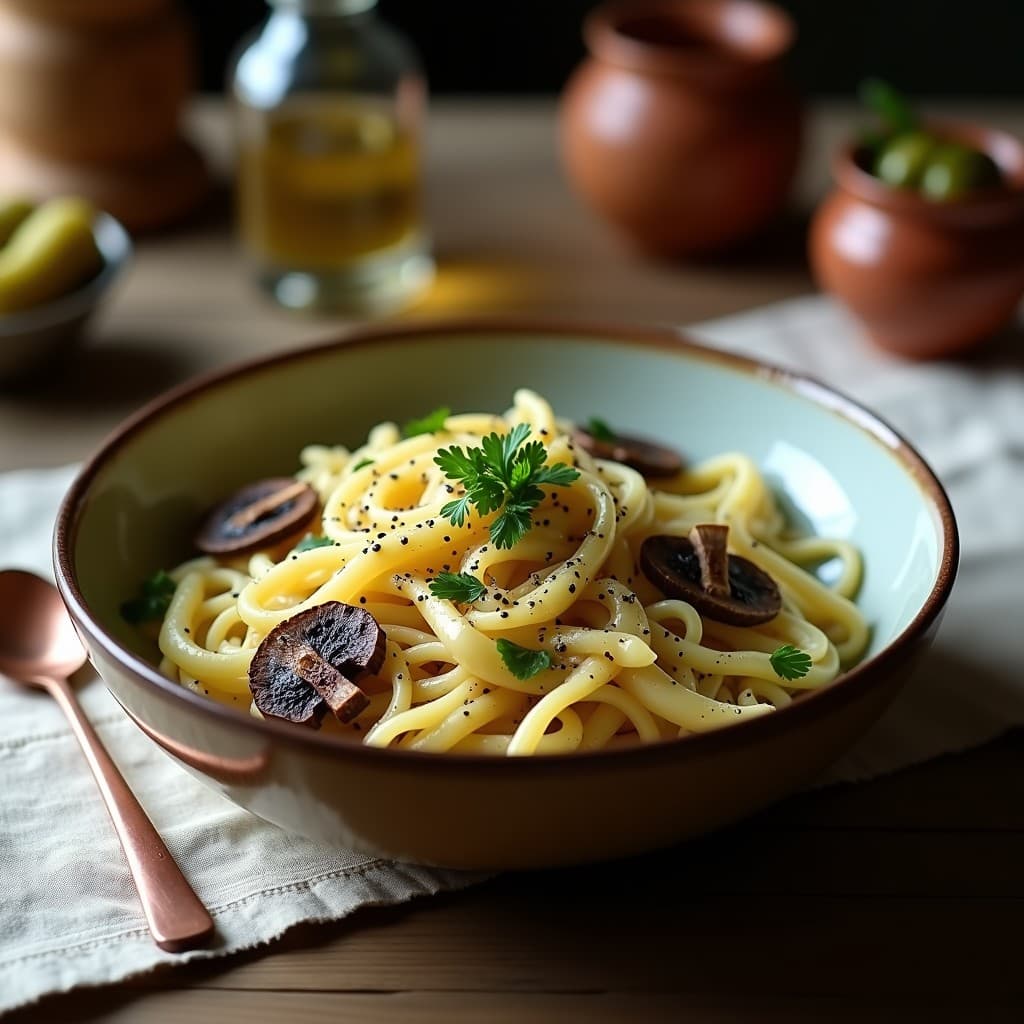 Łazanki Polacas con Repollo y Champiñones: Receta Tradicional Vegana en Olla Lenta