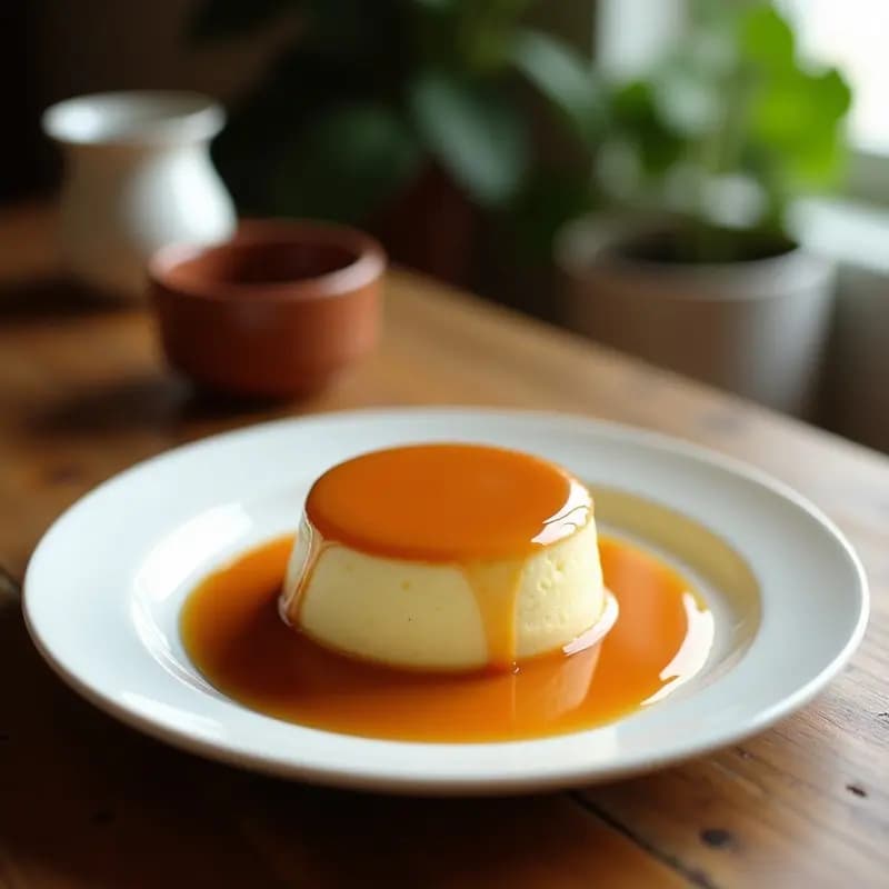Leche Asada con Caramelo Líquido: Postre de la Abuela Sin Horno