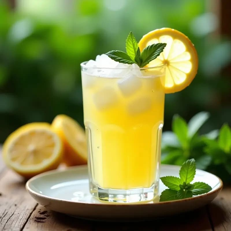 Limonada de Jengibre y Menta: Refresco Natural Detox y Sin Azúcar