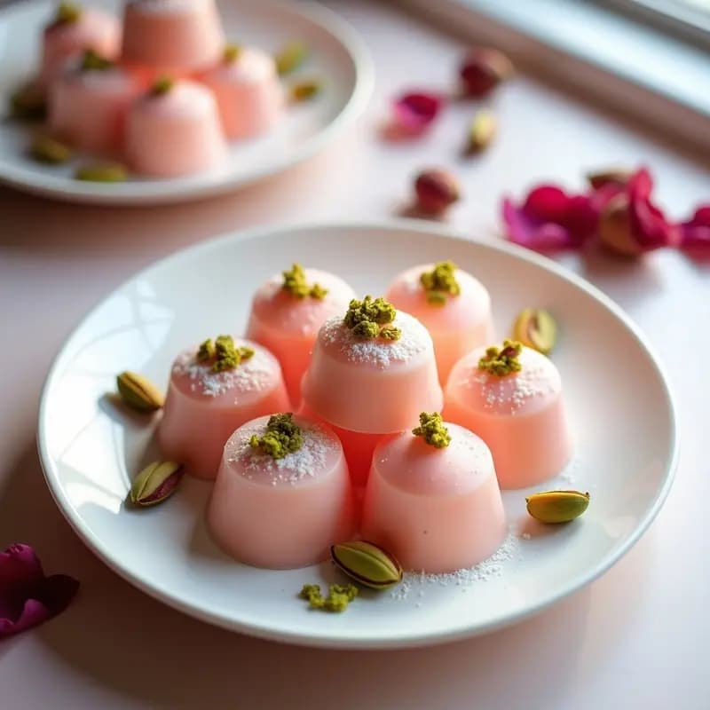 Lokum de Rosa y Pistacho: Dulces Turcos Sin Azúcar y Veganos