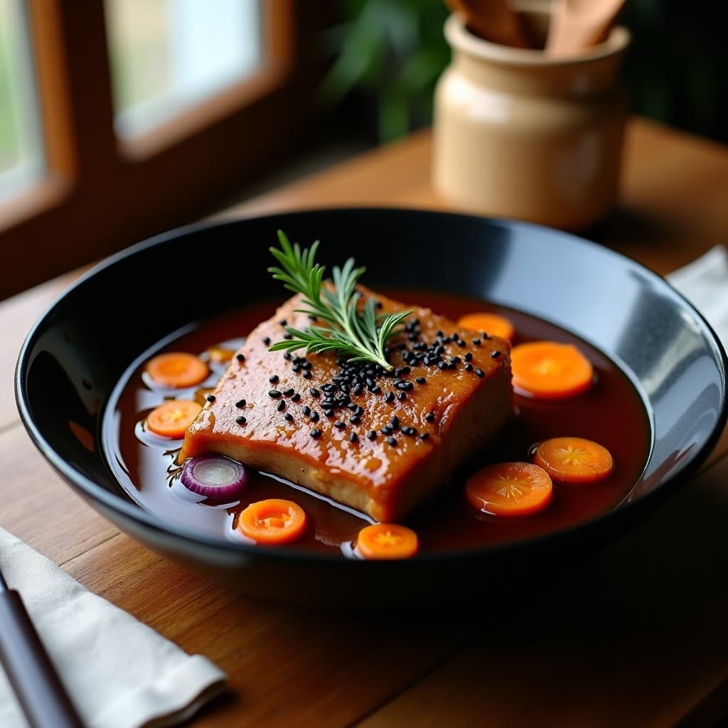 Lomo de Cerdo al Miso y Sidra: Receta en Olla Lenta con Textura Melosa y Umami
