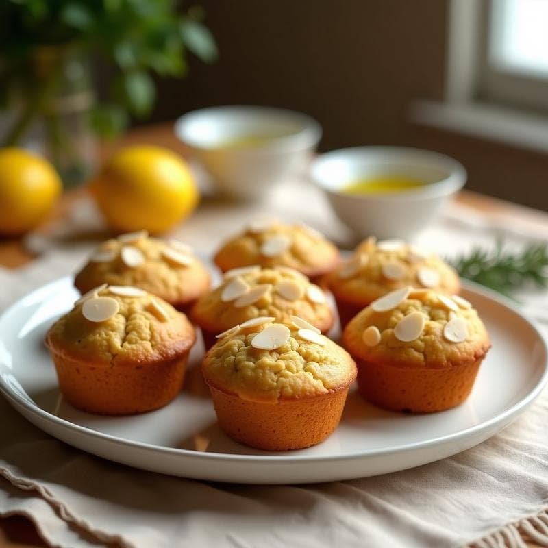 Magdalenas de Harina de Garbanzo y Aceite de Oliva: Receta Sin Gluten y Alta en Fibra
