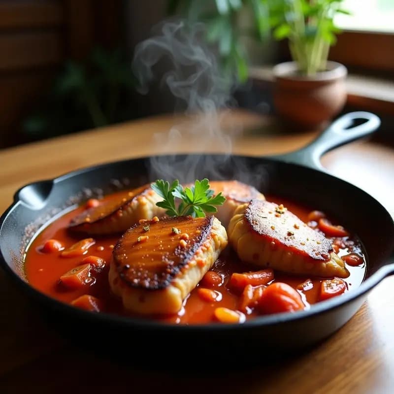 Magro con Tomate en la Sartén: Receta Cordobesa de la Abuela en 15 Minutos