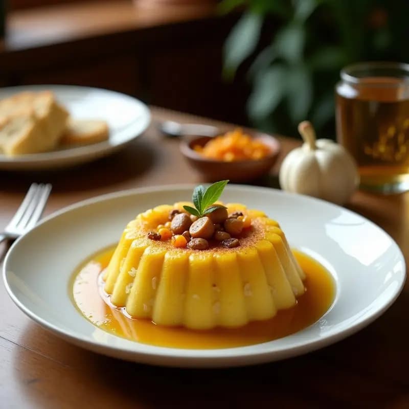 Mazamorra morisca: Postre histórico con pan, leche y miel
