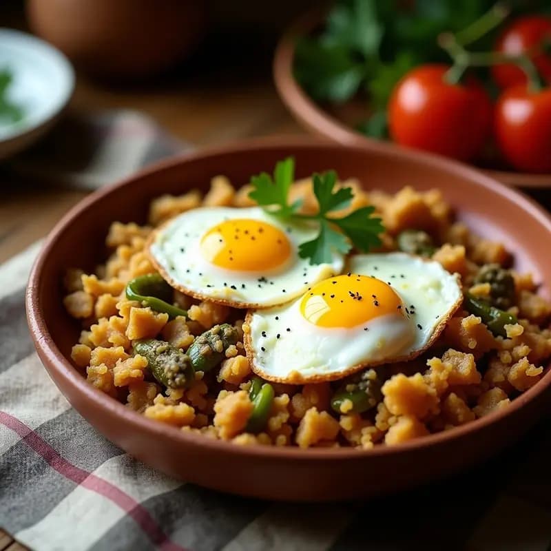 Migas Extremaduras con Sardinas y Pimientos: Desayuno Contundente y Saludable