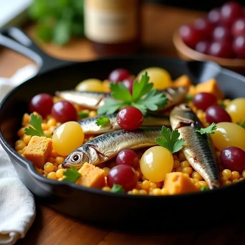 Migas con uvas y sardinas: Receta humilde pero deliciosa de La Mancha