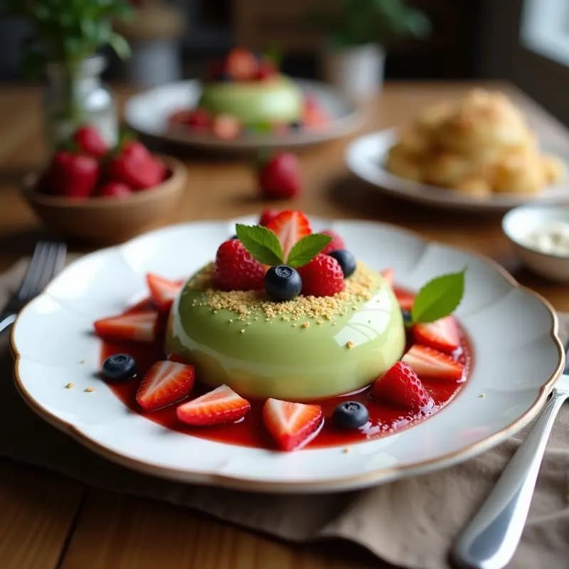 Mochi de Matcha y Fresas: Postre Japonés Sin Horno y con Toque Dulce