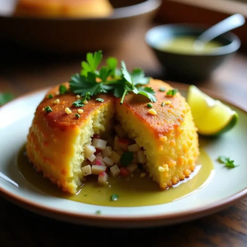 Mofongo con Bacalao Desmenuzado: Receta Puertorriqueña en Airfryer