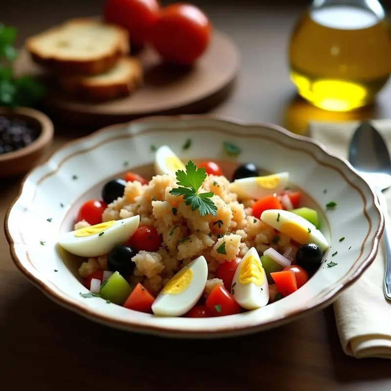 Mojete Murciano con Bacalao y Huevo Duro: Entrante Fresco para el Verano
