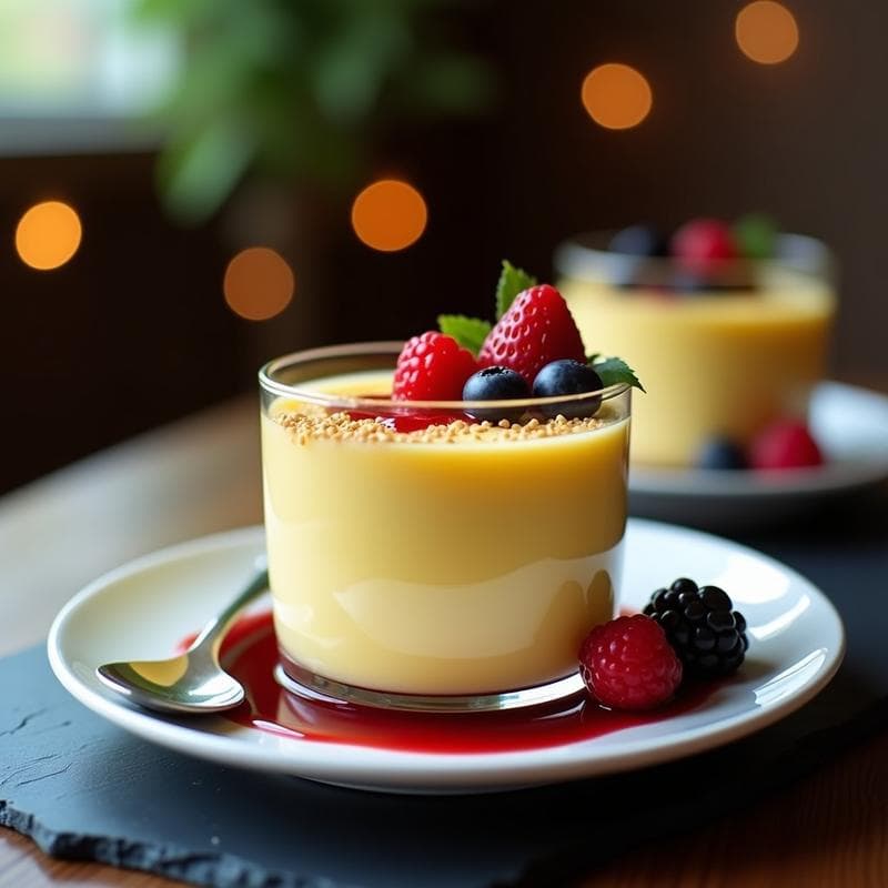 Mousse de Maracuyá y Amaranto con Coulis de Frutos Rojos: Postre Sin Azúcar y Alto en Fibra
