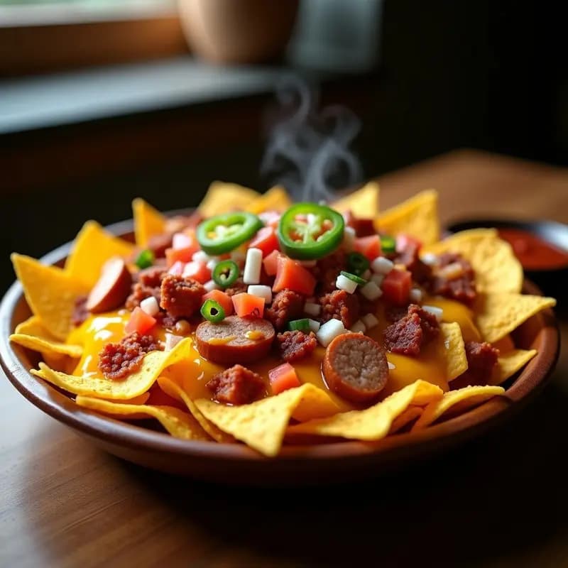 Nachos con Queso Fundido y Carnes Variadas: El Snack Perfecto para Ver el Fútbol