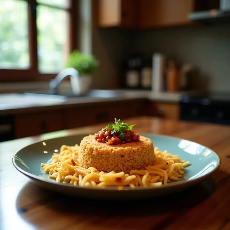 Nasi Goreng con Tofu y Salsa Sambal: Receta Indonecia en Wok