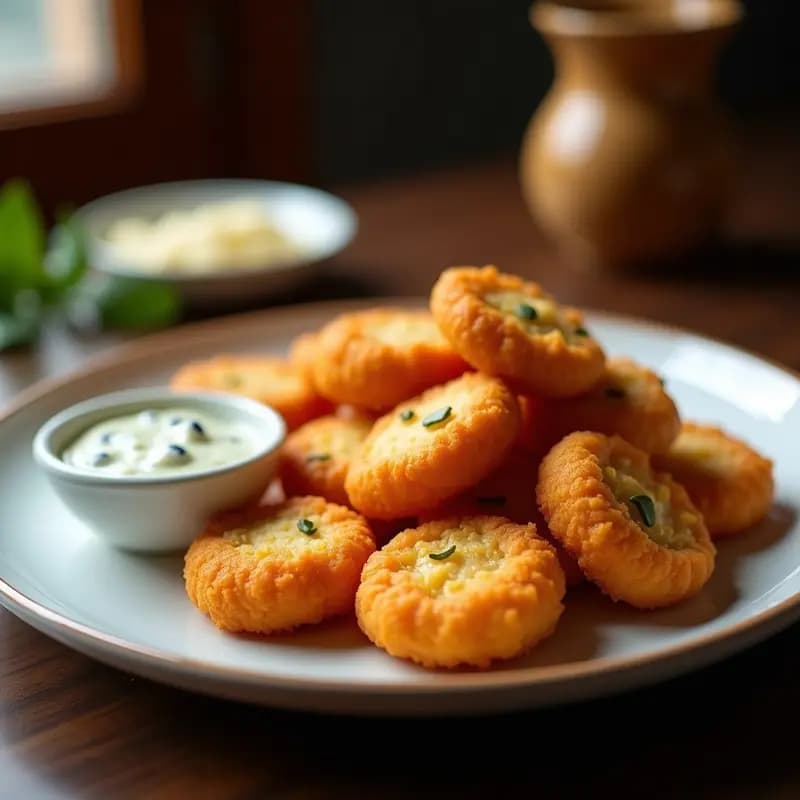 Nuggets de Jamón y Queso: Receta Frita con Salsa de Queso Azul en Airfryer