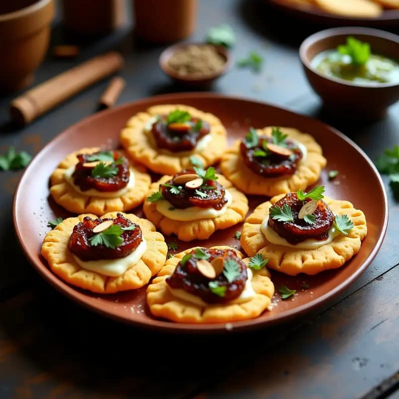 Paan de Queso y Cebolla Caramelizada: Aperitivo Indio sin Horno
