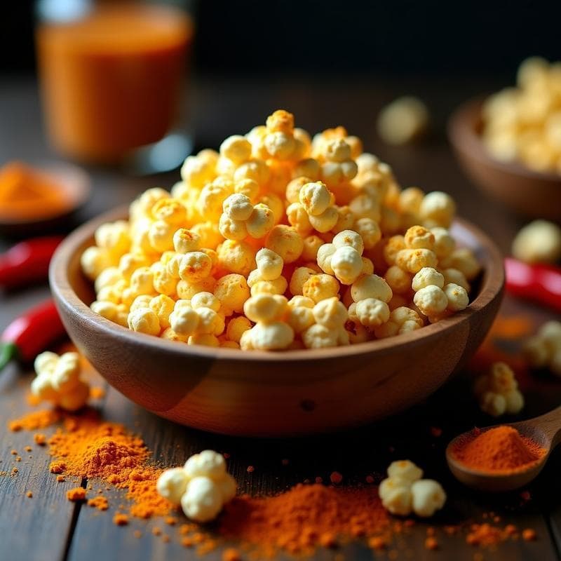 Palomitas de Maíz con Levadura Nutricional y Chile en Polvo: Snack Vegano y Alto en Proteína