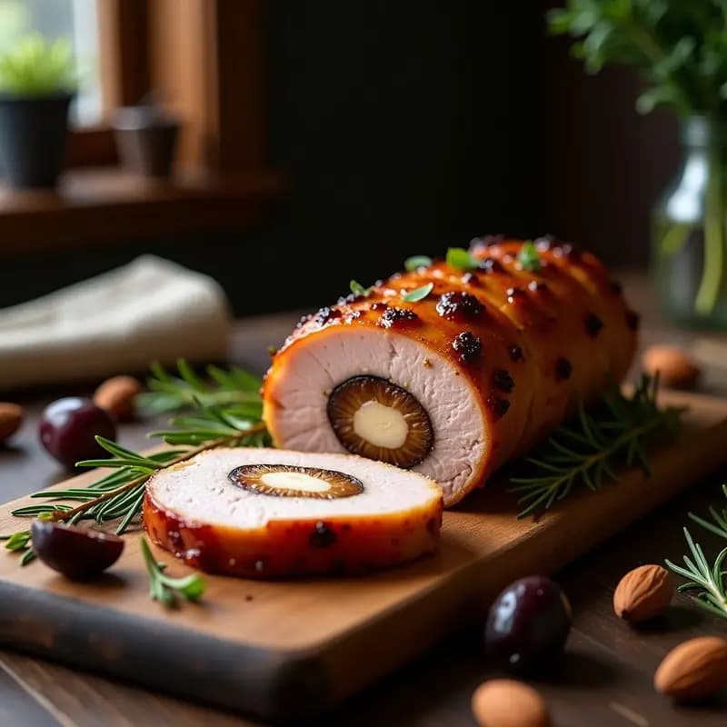 Pamplona de Cerdo Rellena de Ciruelas Pasas: Receta Argentina Dulce y Salada en el Horno