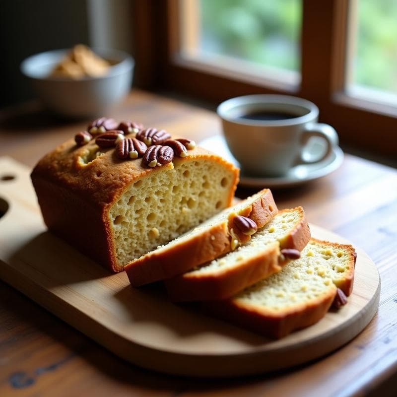 Pan de Banana y Harina de cricket: Desayuno Keto Alto en Proteína y Sin Gluten