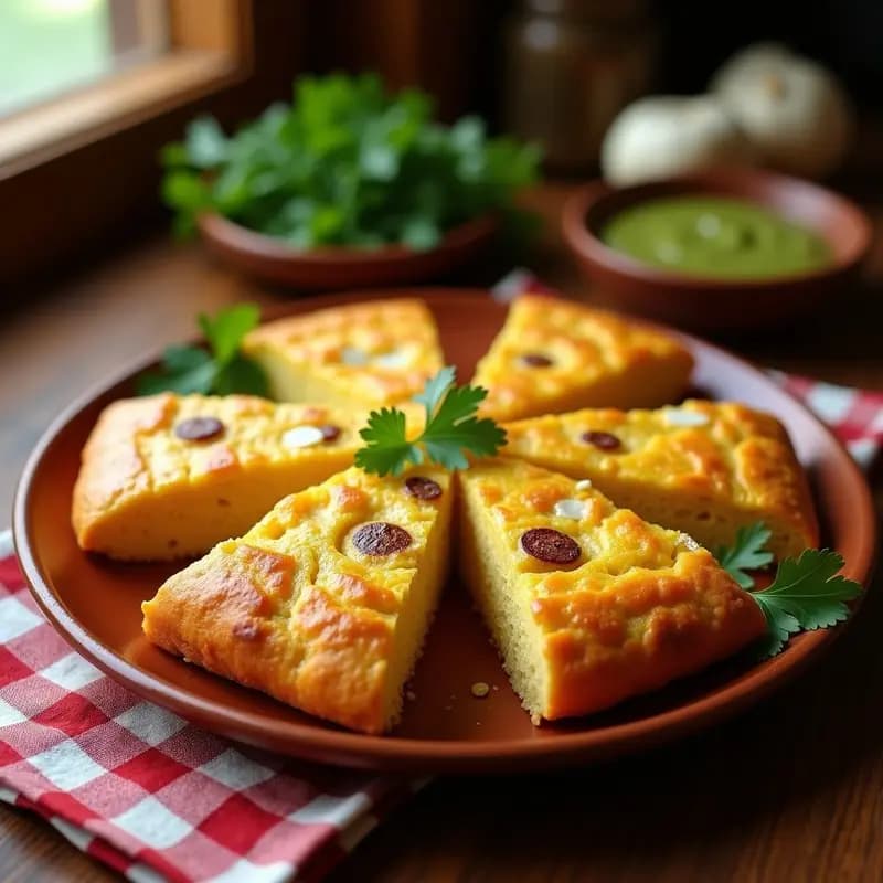 Pan de Maíz Pikante con Queso Cotija y Chile Chipotle: Receta Mexicana para Acompañar en 30 Minutos