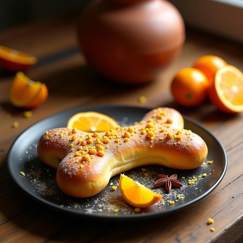 Pan de Muerto Vegano con Anís y Naranja: Receta Mexicana Tradicional Sin Huevo