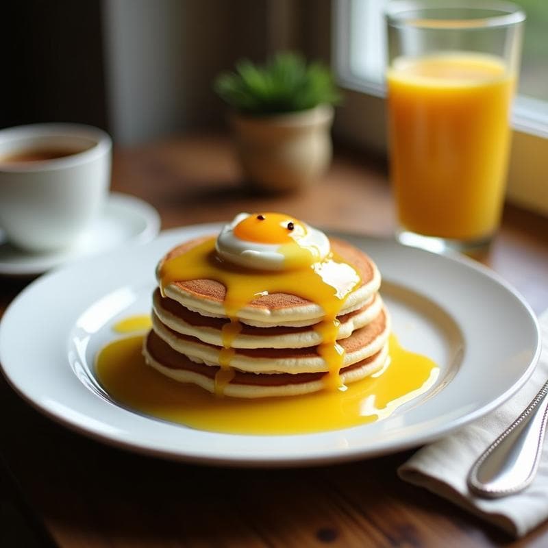 Pancakes de Harina de Coco y Clara de Huevo: Desayuno Keto Alto en Proteína en 10 Minutos