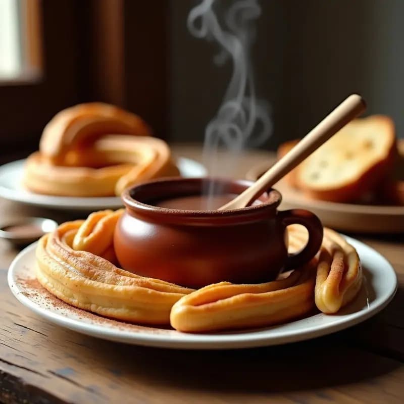 Panes con Chocolate y Churros para Chocolatada: Receta de Merienda Infantil