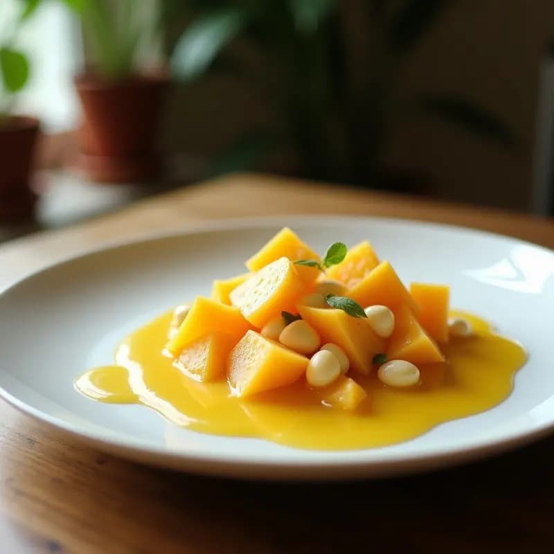 Panna Cotta de Coco y Maracuyá: Postre Brasilero Vegano con Solo 4 Ingredientes