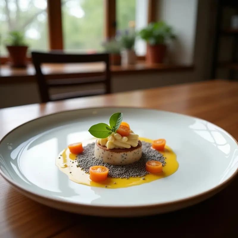Pannecotta de Coco y Chía con Compota de Lichi: Postre Italiano Sin Lácteos y Sin Azúcar