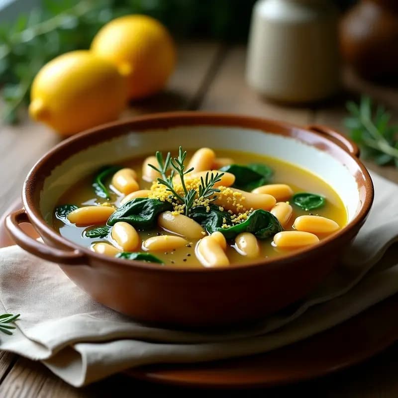 Pasta e Fagioli con Espinacas: Receta Italiana en Olla Exprés con Toque Verde