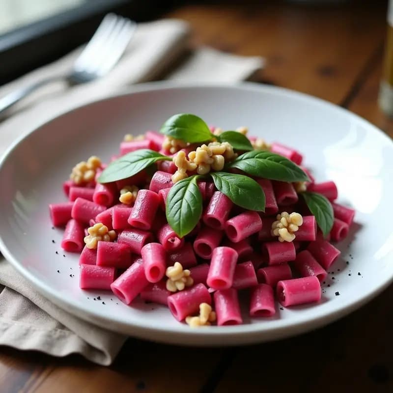 TikTok Pasta de Remolacha y Ricotta Vegana: Receta Viral Italiana en 15 Minutos