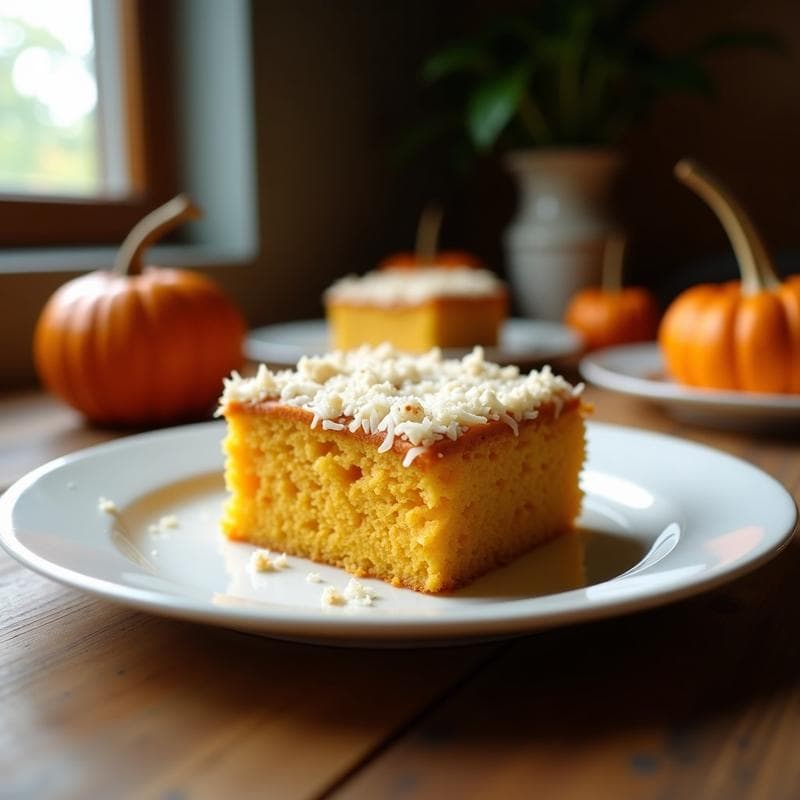 Pastel de Calabaza y Coco Rallado: Postre Keto Sin Harina y Sin Azúcar en Thermomix