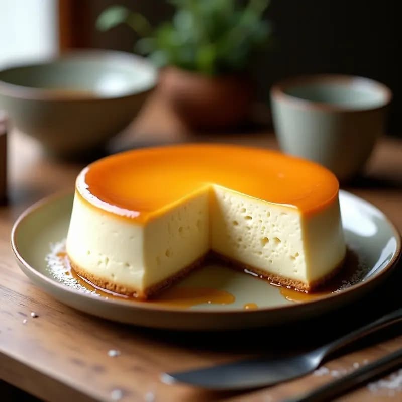 Pastel de Queso Japonés: Postre Esponjoso de Queso Crema y Manten en Baño María