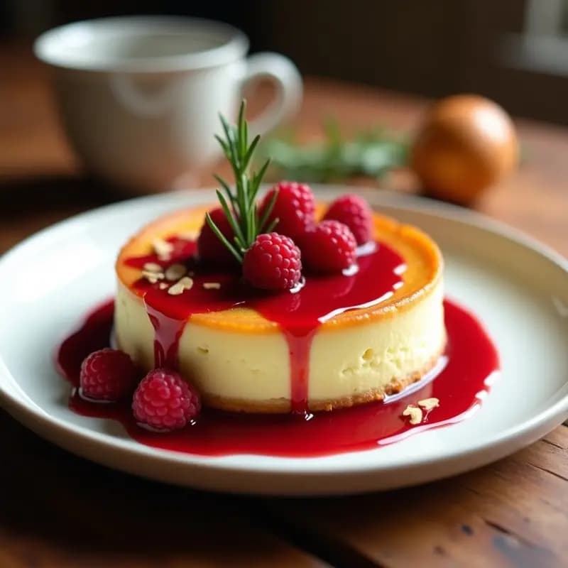 Pastel de Queso al Microondas con Salsa de Frambuesas: Postre Valenciano en 10 Minutos