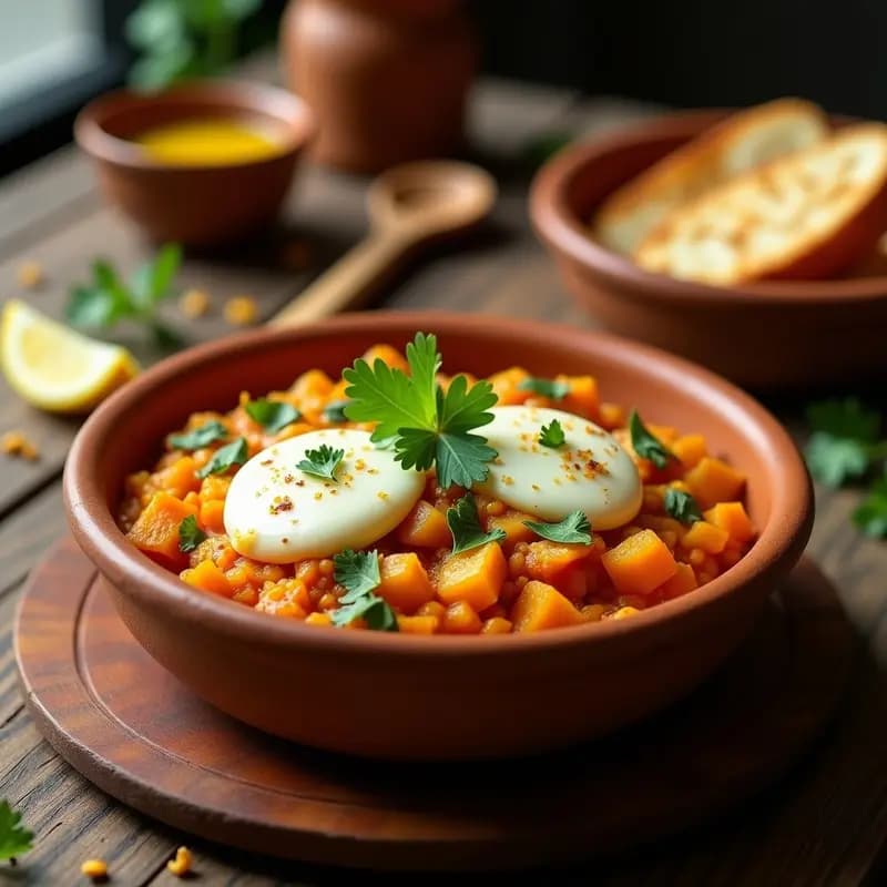 Pav Bhaji Indio con Pan de Baguette y Queso Mozzarella: Receta de Mumbai en Sartén