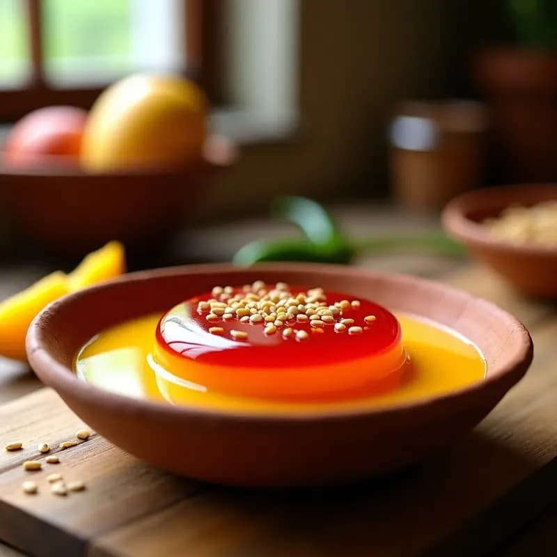 Pavad de Mango y Chile: Postre Indio Dulce-Picante Sin Horno