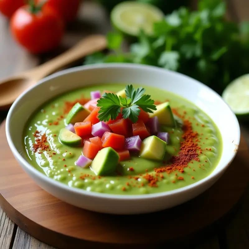 Pebre Chileno con Aguacate y Merquén: Salsa Picante Tradicional para Carnes y Mariscos
