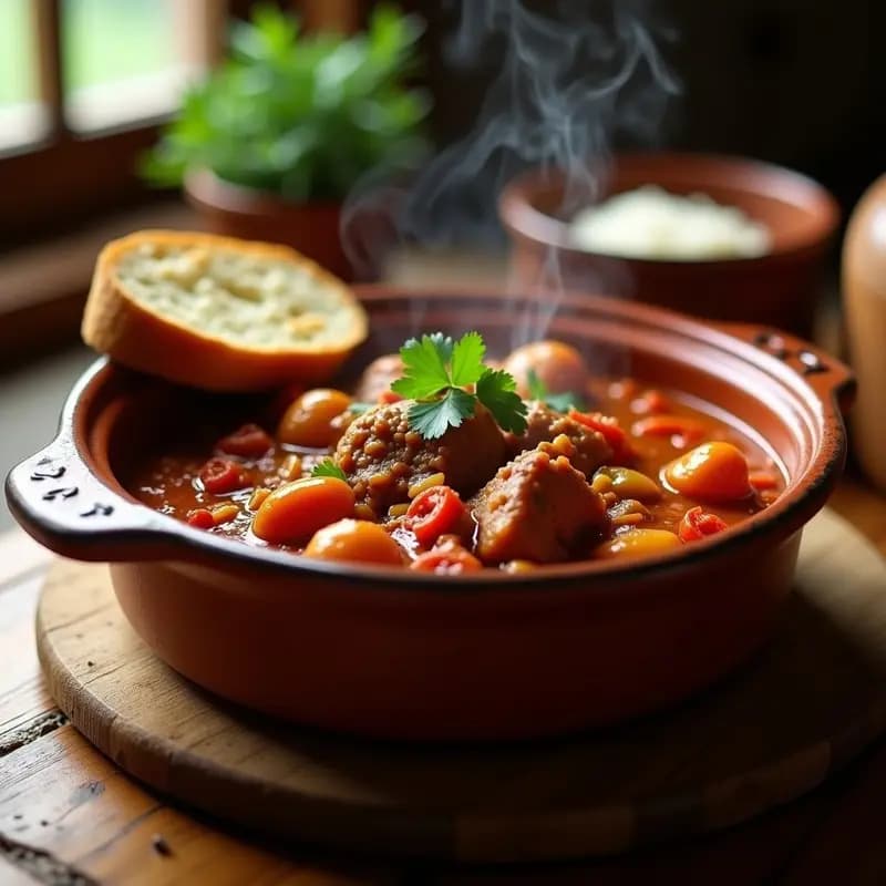 Pedi Bolo Estofado Sudafricano con Salsa de Tomate y Especias: Receta Tradicional en Olla Lenta