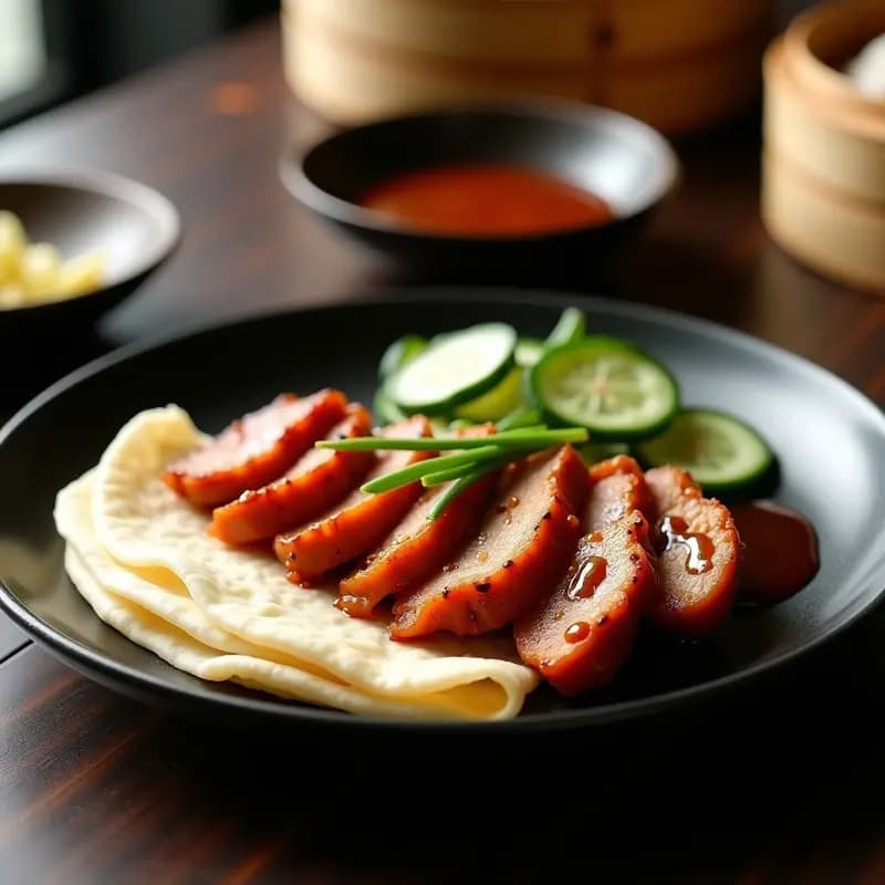 Peking Duck con Panqueques de Harina de Trigo: Receta China de Pato crujiente en Airfryer