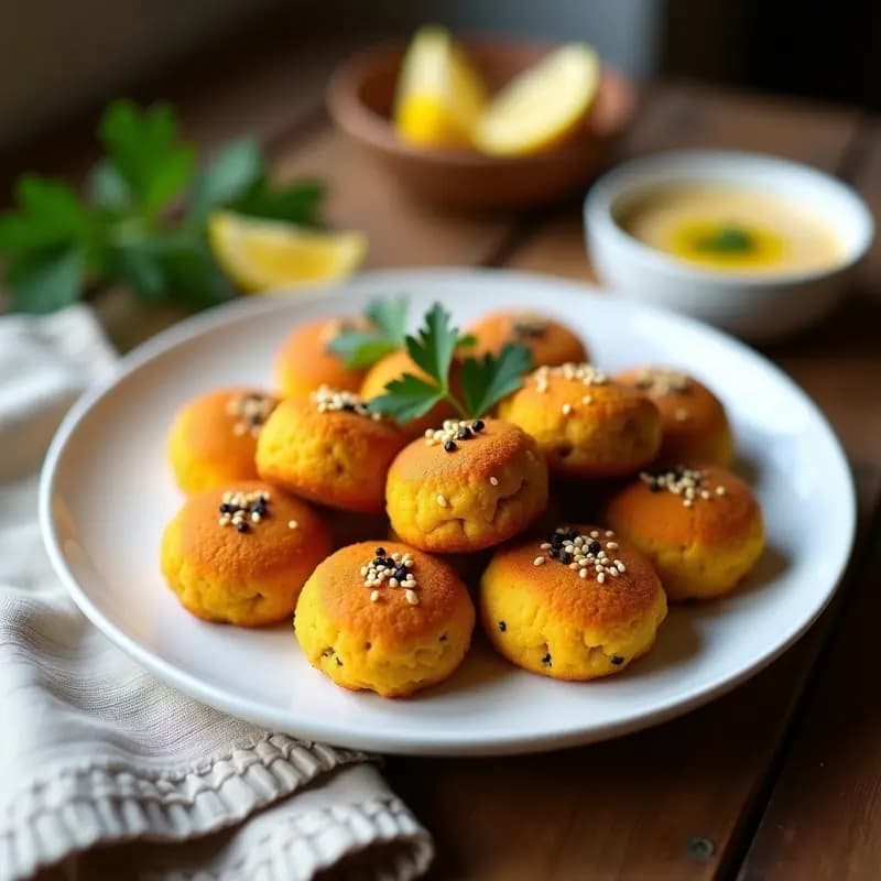 Phalafel de Habas y Azafrán: Receta Libanesa en Thermomix y Sin Garbanzos