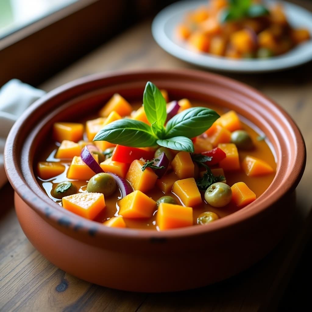 Pisto de Calabaza Kabocha y Alcachofas: Receta Española en Olla Express Sin Aceite y Keto