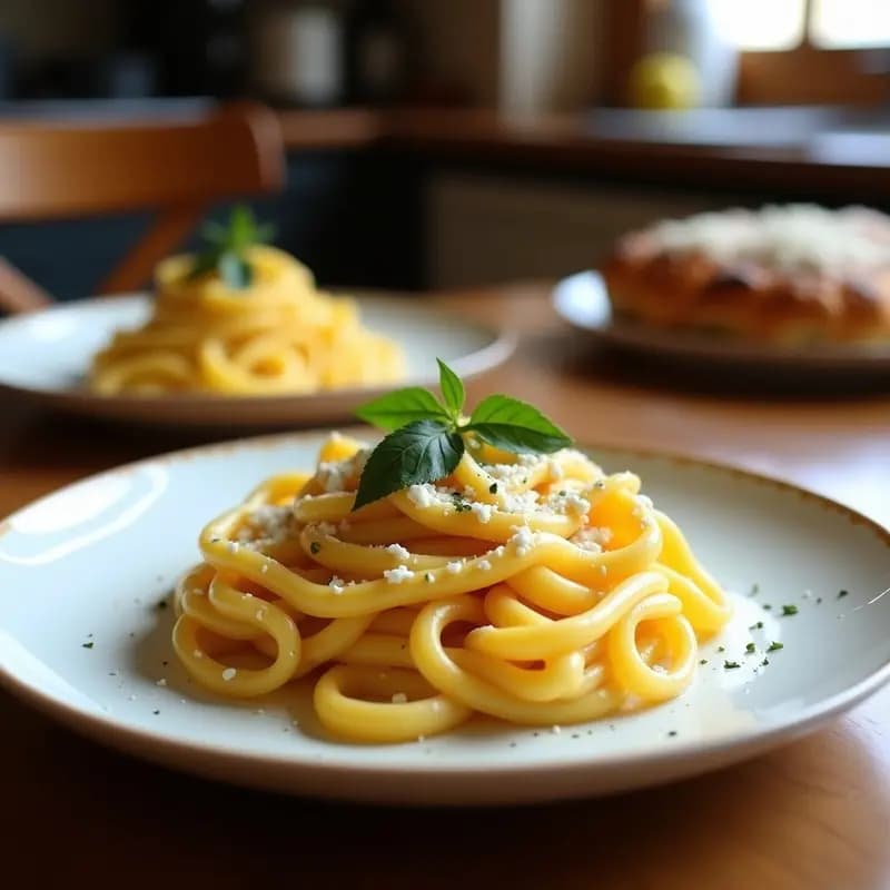 Pizzoccheri de Buckwheat con Queso Casera y Col Rizada: Receta Italiana de los Alpes