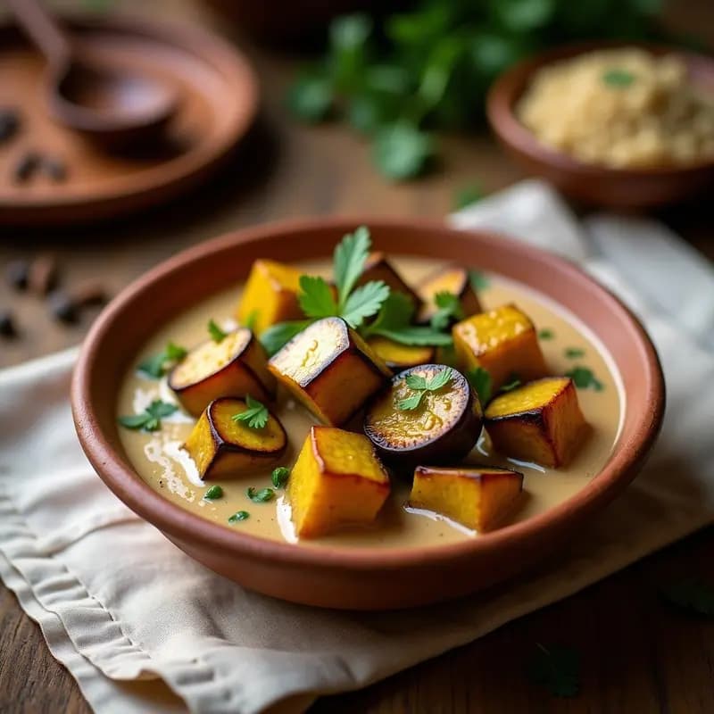 Posto Baingan (Berenjenas en Salsa de Sésamo): Receta Bengalí Vegana y Picante