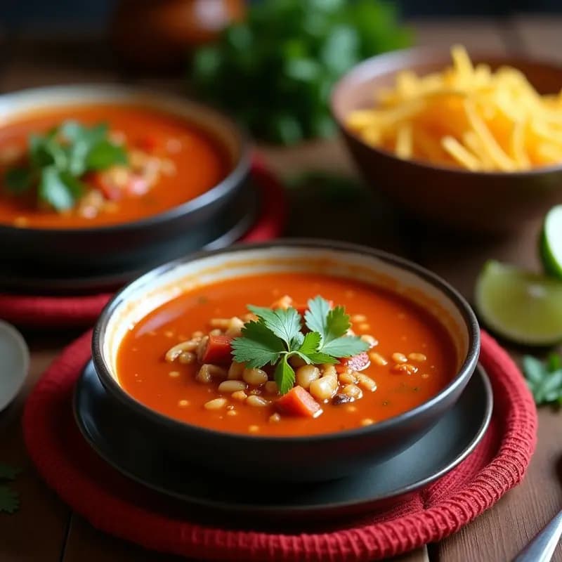 POZOLE Rojo de Frijol y Chile Guajillo: Receta Mexicana Tradicional en Olla Exprés