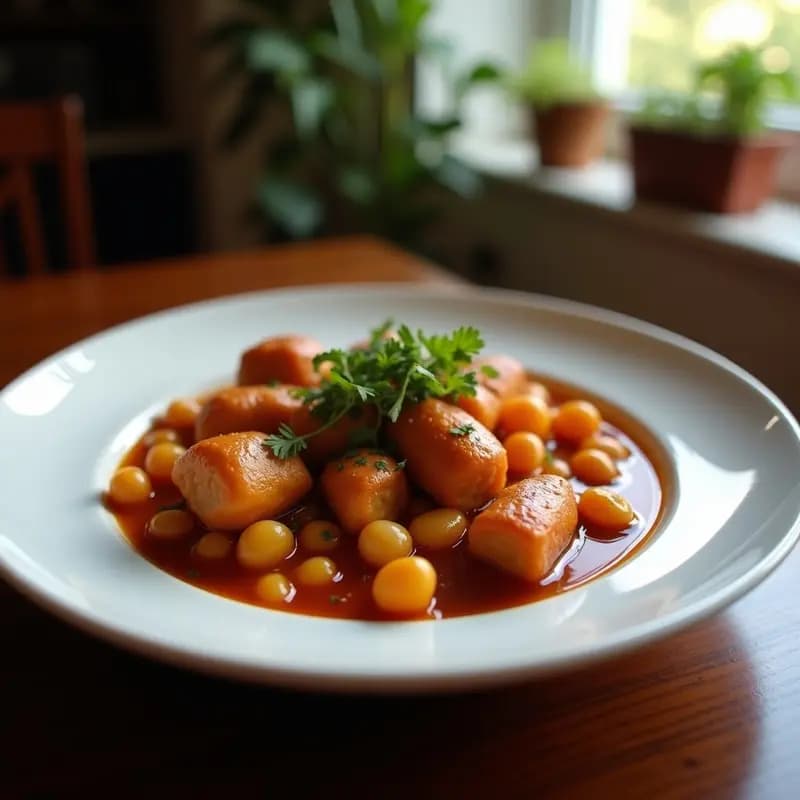Puchero de Invierno con Garbanzos y Morcilla: Cocido Murciano Auténtico