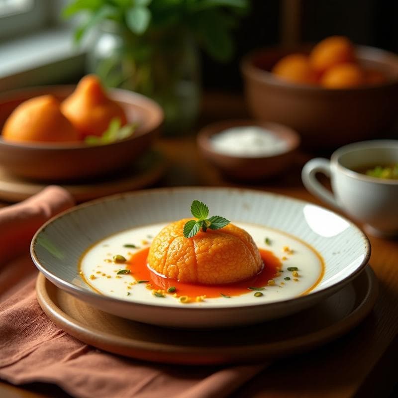 Pudín de lentejas rojas y cardamomo: Postre Indú Sin Azúcar con leche de coco
