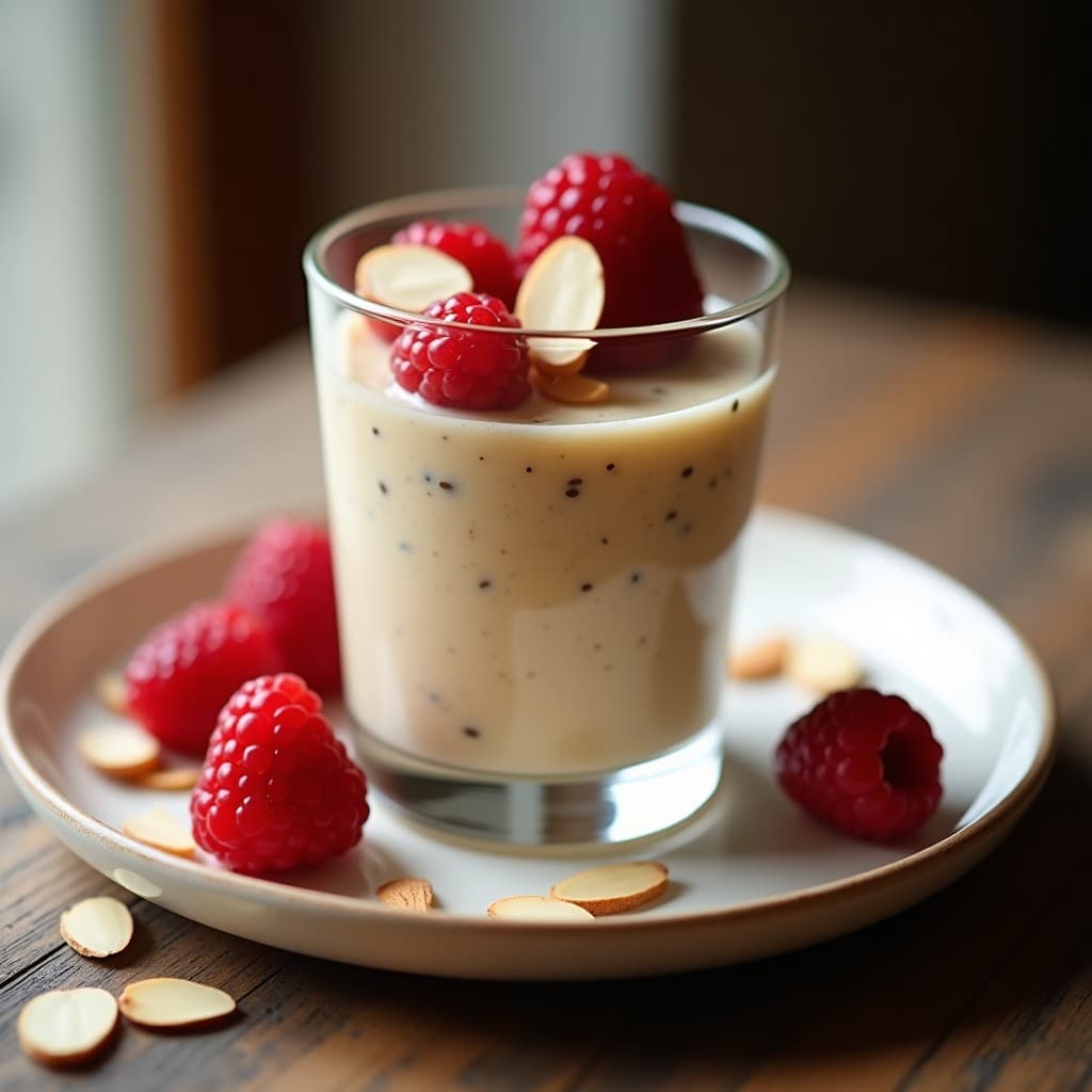 Pudín de Semillas de Amaranto y Leche de Soja: Postre Vegano y Alto en Calcio Sin Cocción