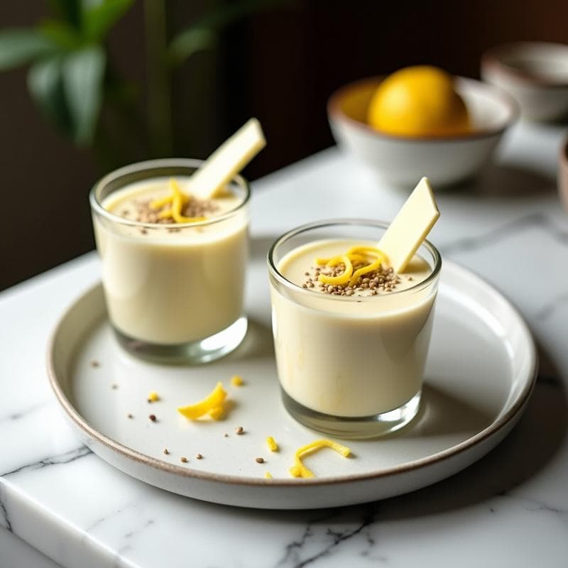Pudín de Semillas de Cáñamo y Chocolate Blanco: Postre Keto con Omega-3