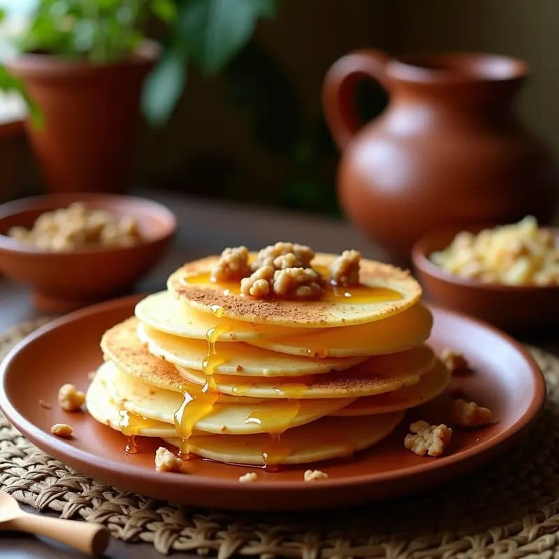 Pulte de Obleas con Cajeta y Queso Oaxaca: Postre Mexicano Tradicional Sin Horno