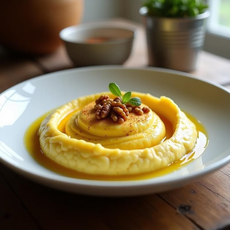 Puré de Coliflor con Azafrán y Nueces: Receta Keto y Sin Lactosa en Thermomix
